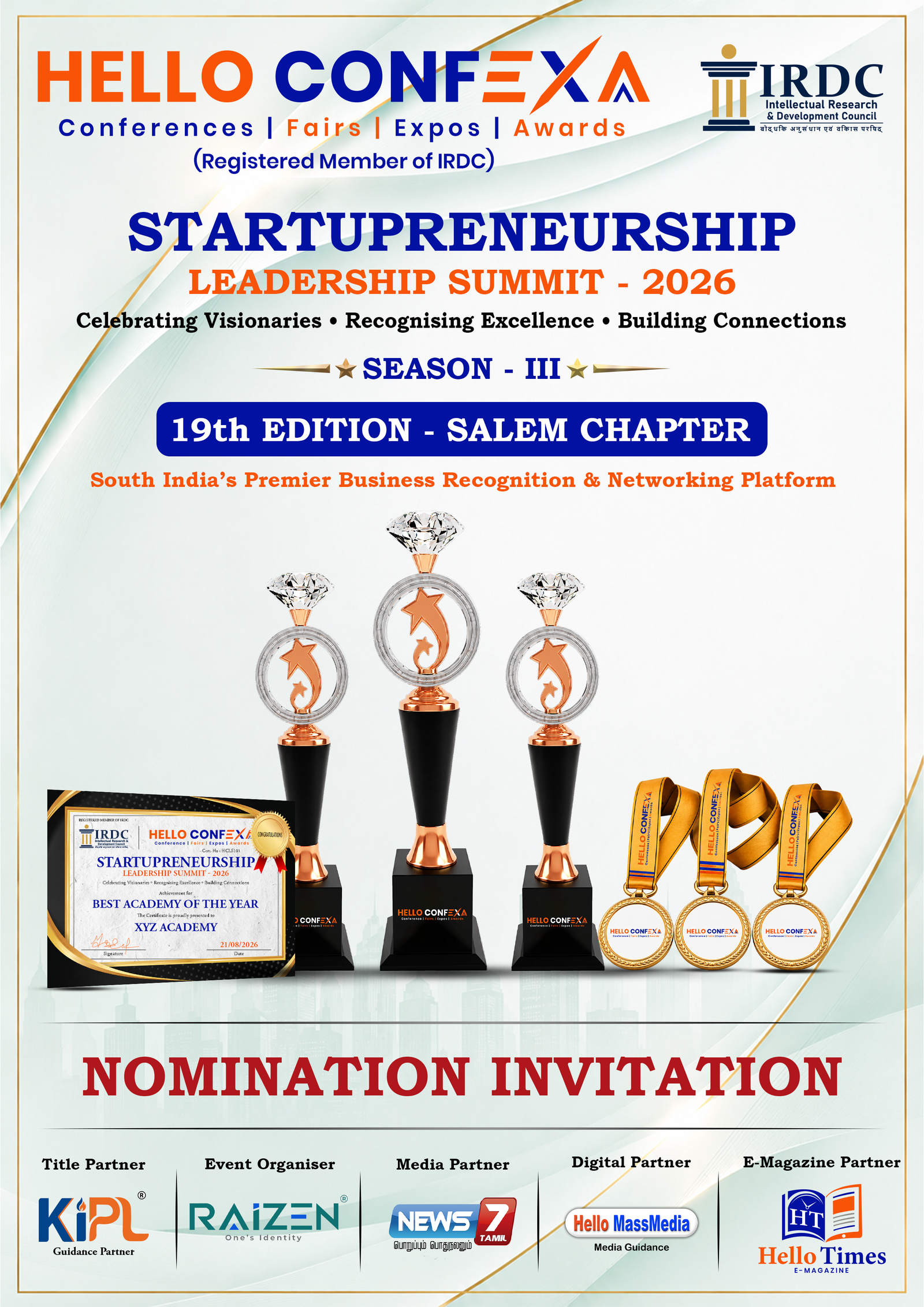 Startupreneurship Leadership Summit – Salem Chapter